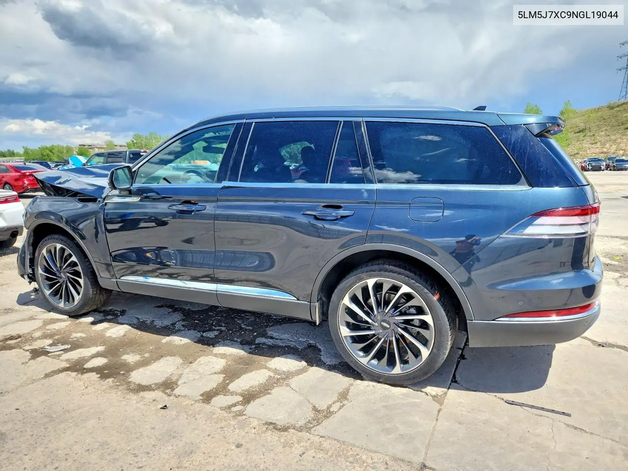 2022 Lincoln Aviator Reserve VIN: 5LM5J7XC9NGL19044 Lot: 55527266