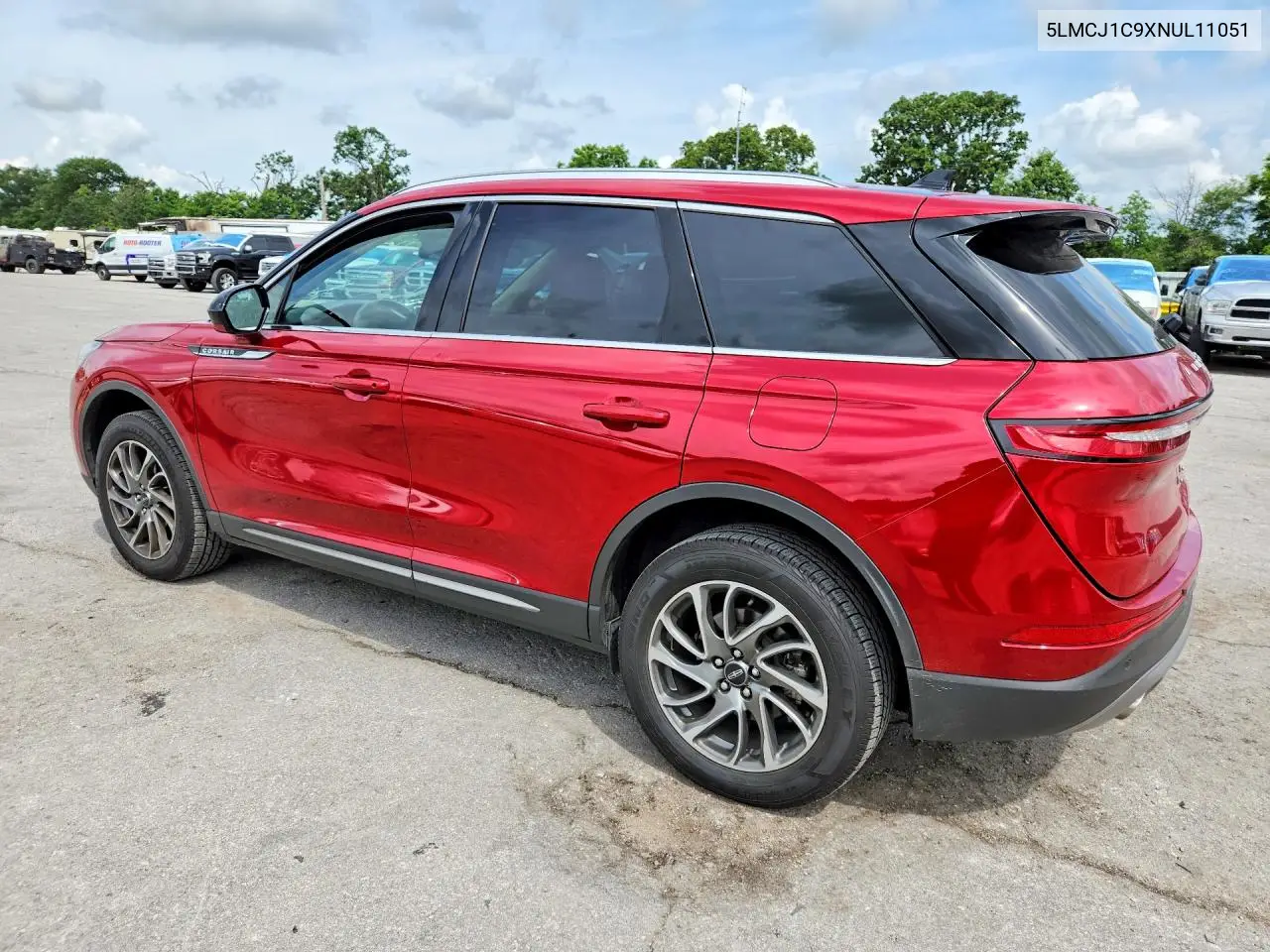 2022 Lincoln Corsair VIN: 5LMCJ1C9XNUL11051 Lot: 55634506