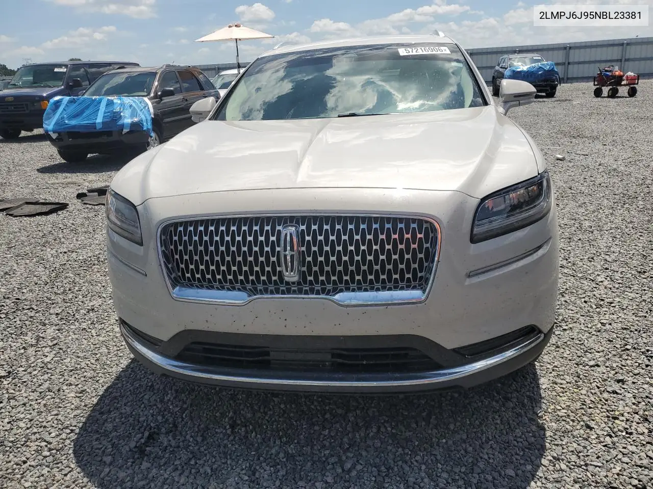 2022 Lincoln Nautilus VIN: 2LMPJ6J95NBL23381 Lot: 57216906