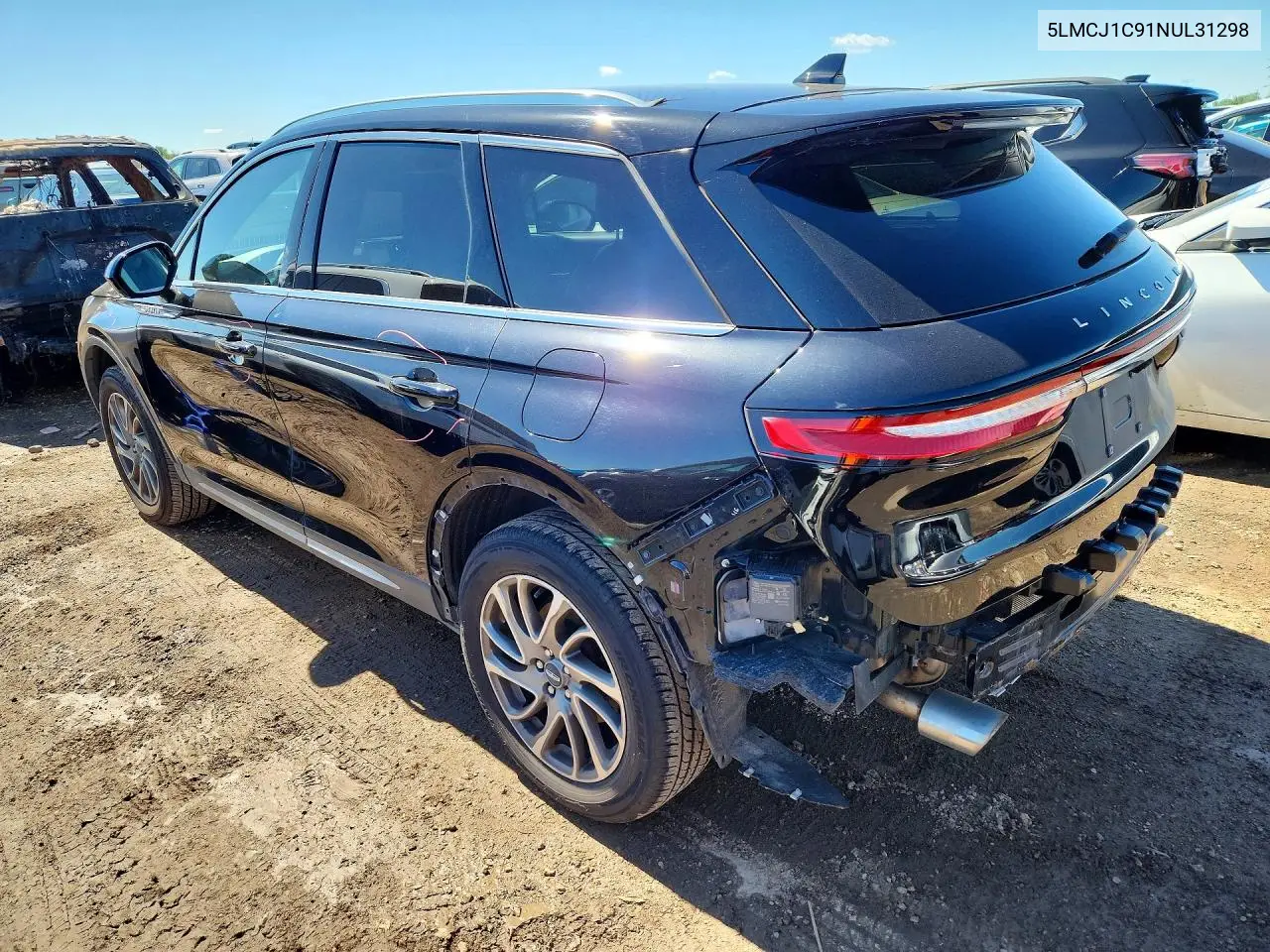 2022 Lincoln Corsair VIN: 5LMCJ1C91NUL31298 Lot: 57793806