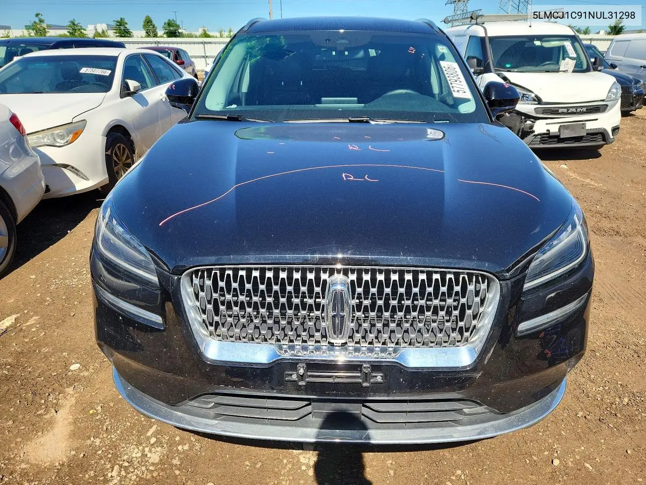 2022 Lincoln Corsair VIN: 5LMCJ1C91NUL31298 Lot: 57793806