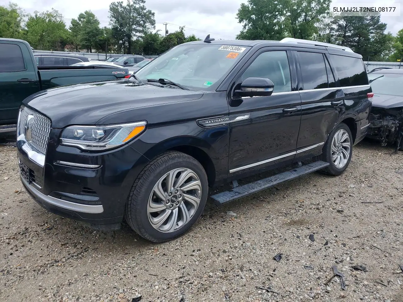 2022 Lincoln Navigator Reserve VIN: 5LMJJ2LT2NEL08177 Lot: 58075386