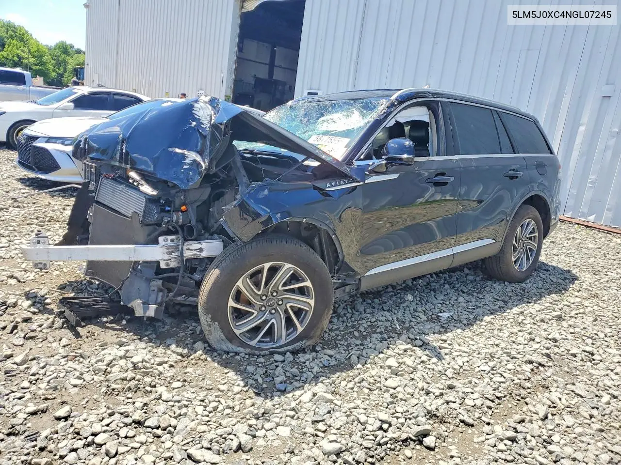 2022 Lincoln Aviator VIN: 5LM5J0XC4NGL07245 Lot: 58775556