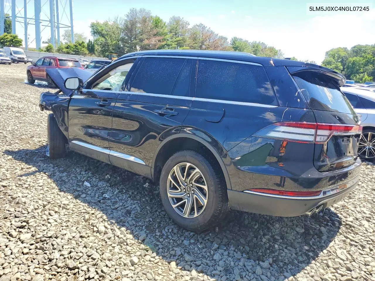 2022 Lincoln Aviator VIN: 5LM5J0XC4NGL07245 Lot: 58775556