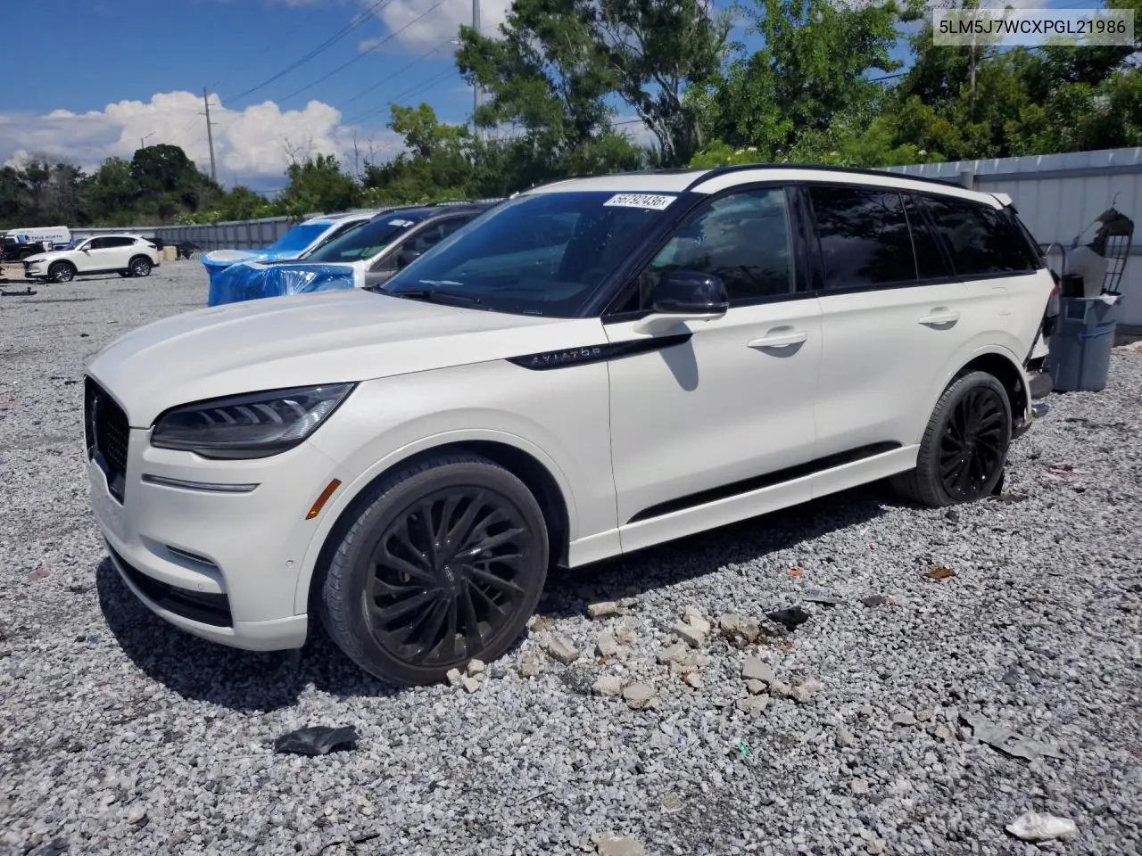 2023 Lincoln Aviator Reserve VIN: 5LM5J7WCXPGL21986 Lot: 56792436