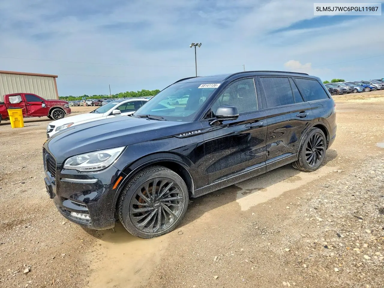2023 Lincoln Aviator Reserve VIN: 5LM5J7WC6PGL11987 Lot: 58141136