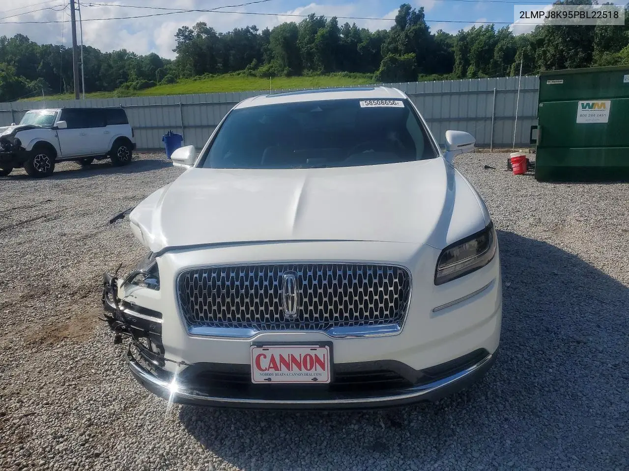 2023 Lincoln Nautilus Reserve VIN: 2LMPJ8K95PBL22518 Lot: 58508656