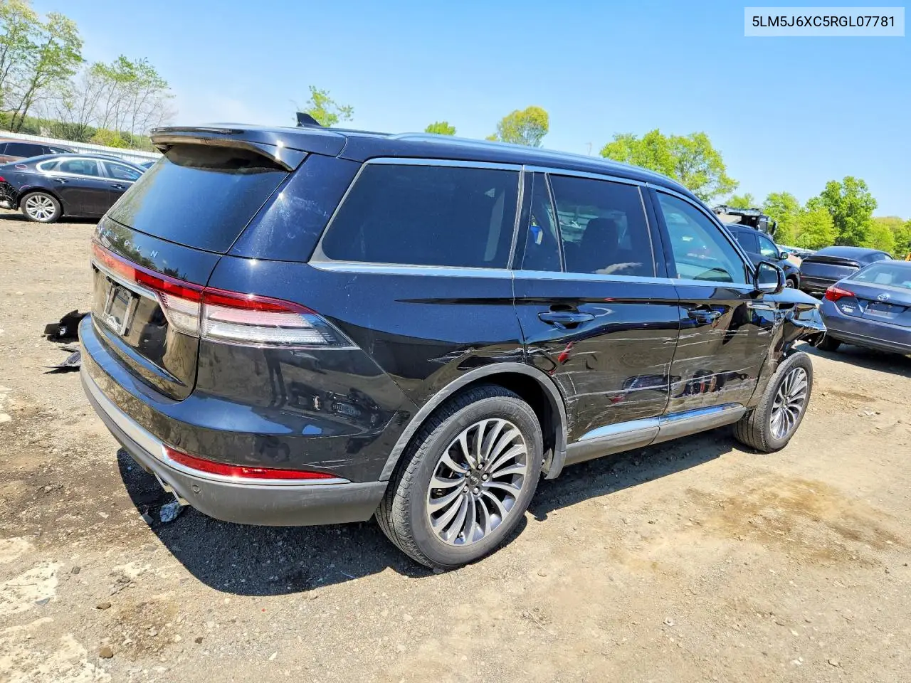2024 Lincoln Aviator VIN: 5LM5J6XC5RGL07781 Lot: 52157386