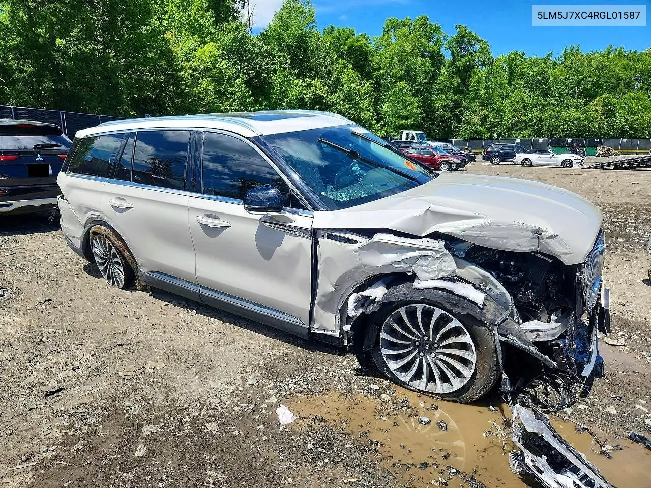 2024 Lincoln Aviator Reserve VIN: 5LM5J7XC4RGL01587 Lot: 53781206