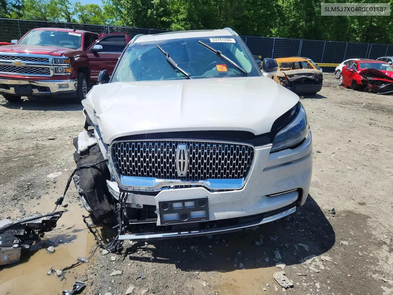 2024 Lincoln Aviator Reserve VIN: 5LM5J7XC4RGL01587 Lot: 53781206