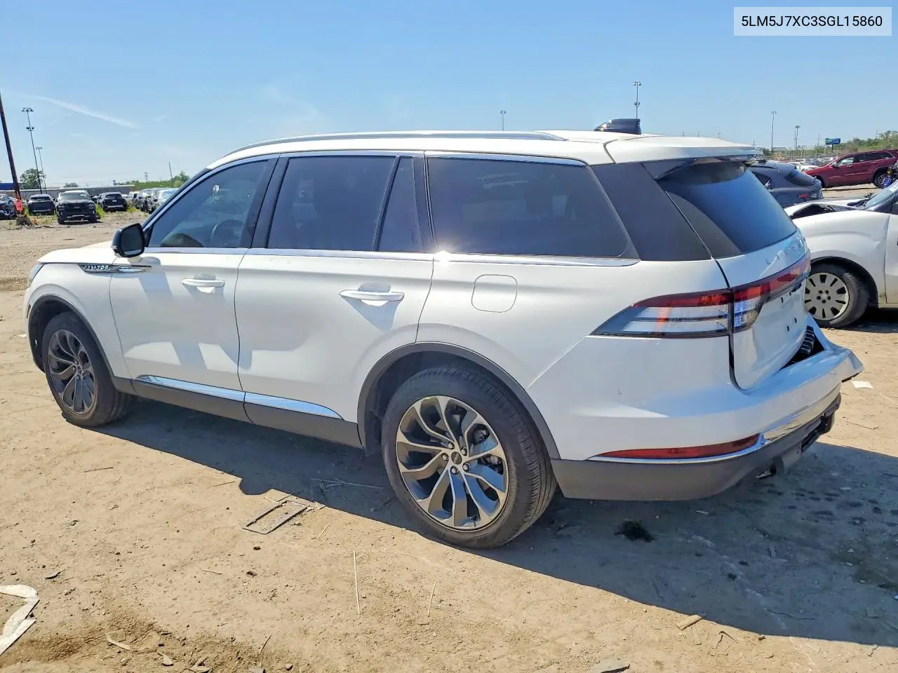 2025 Lincoln Aviator Reserve VIN: 5LM5J7XC3SGL15860 Lot: 55200776