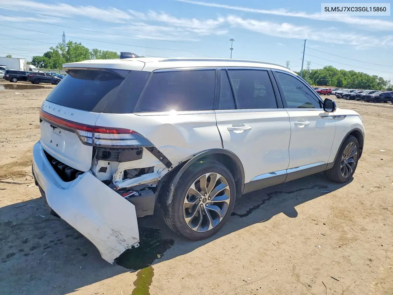 2025 Lincoln Aviator Reserve VIN: 5LM5J7XC3SGL15860 Lot: 55200776