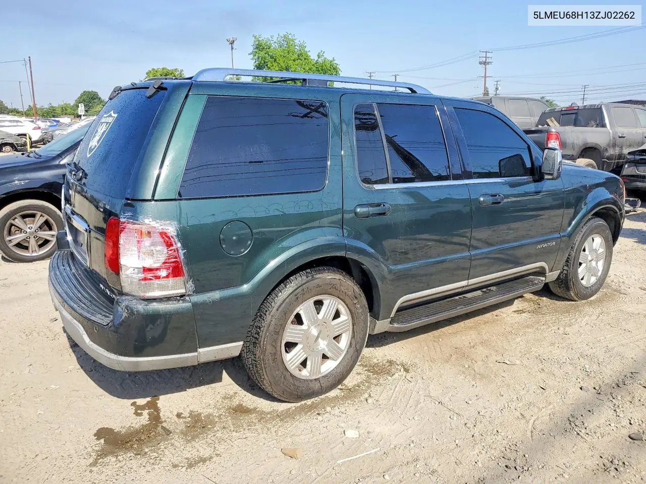 2003 Lincoln Aviator VIN: 5LMEU68H13ZJ02262 Lot: 54041276