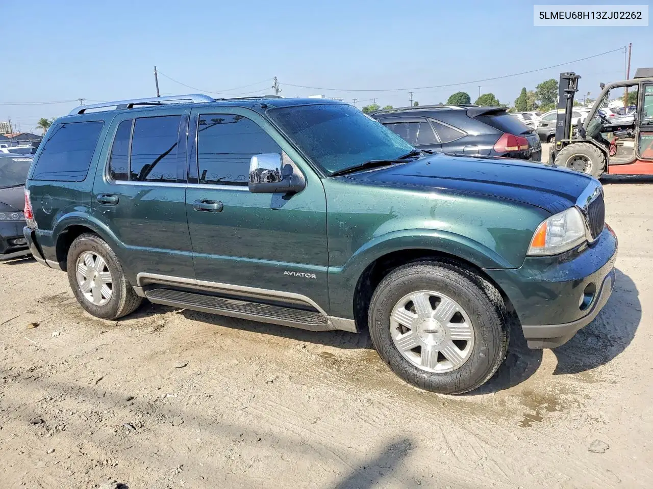 2003 Lincoln Aviator VIN: 5LMEU68H13ZJ02262 Lot: 54041276