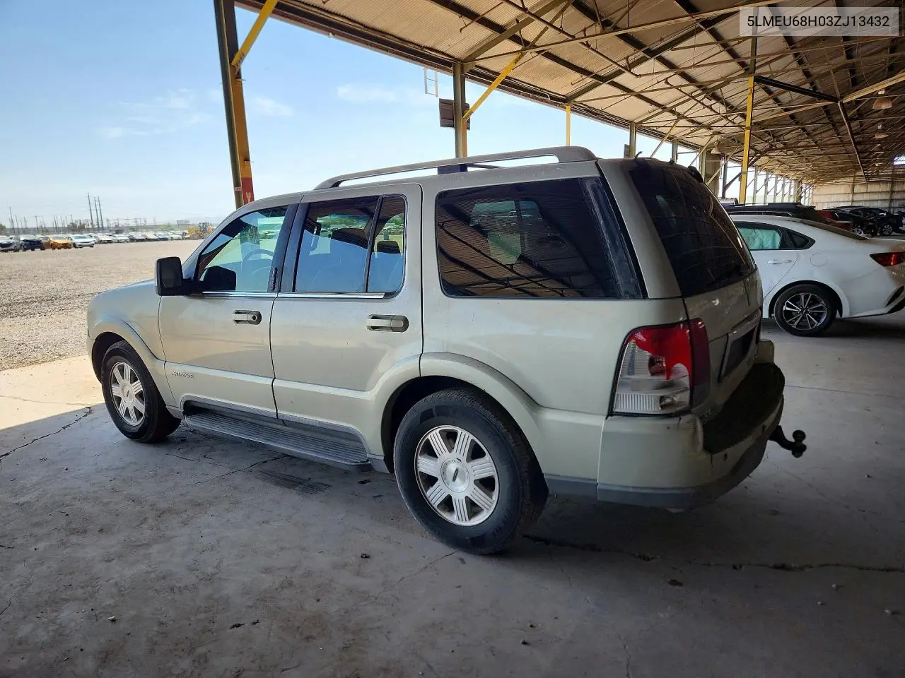 2003 Lincoln Aviator VIN: 5LMEU68H03ZJ13432 Lot: 60511656