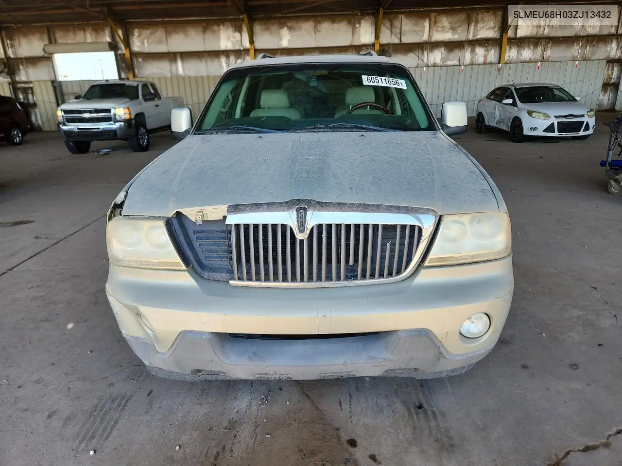 2003 Lincoln Aviator VIN: 5LMEU68H03ZJ13432 Lot: 60511656