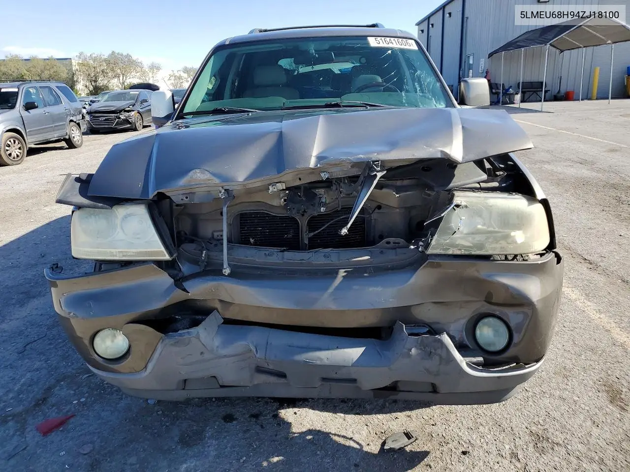 2004 Lincoln Aviator VIN: 5LMEU68H94ZJ18100 Lot: 51641606