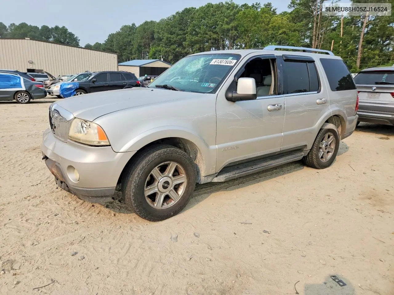 2005 Lincoln Aviator VIN: 5LMEU88H05ZJ16524 Lot: 61307606