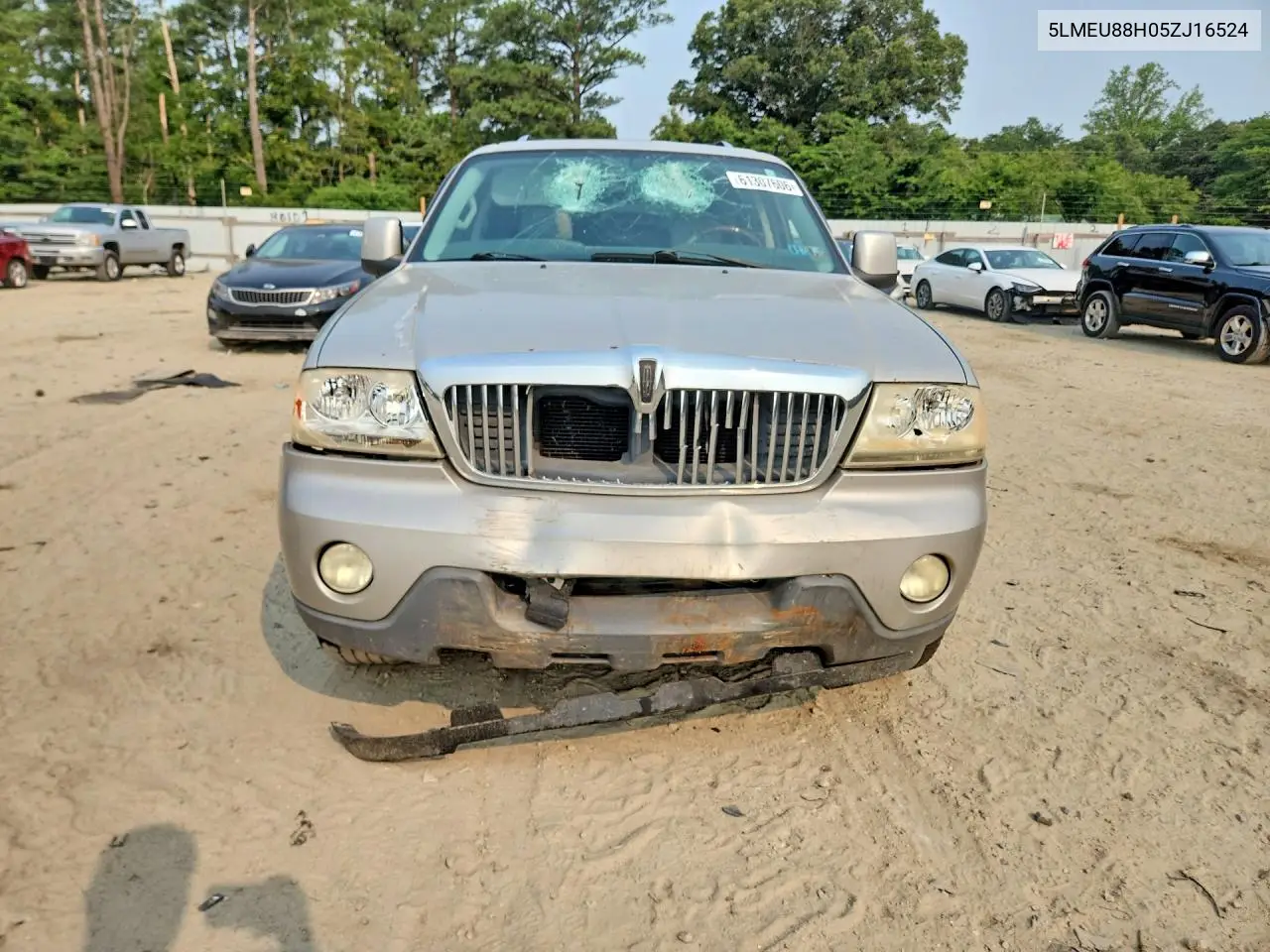2005 Lincoln Aviator VIN: 5LMEU88H05ZJ16524 Lot: 61307606