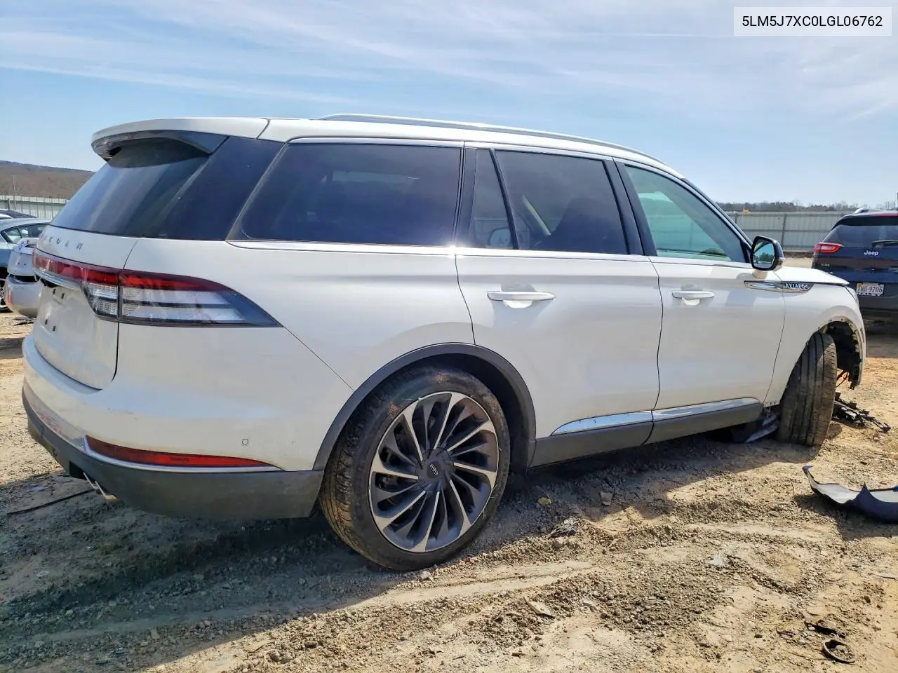 2020 Lincoln Aviator Reserve VIN: 5LM5J7XC0LGL06762 Lot: 46818116