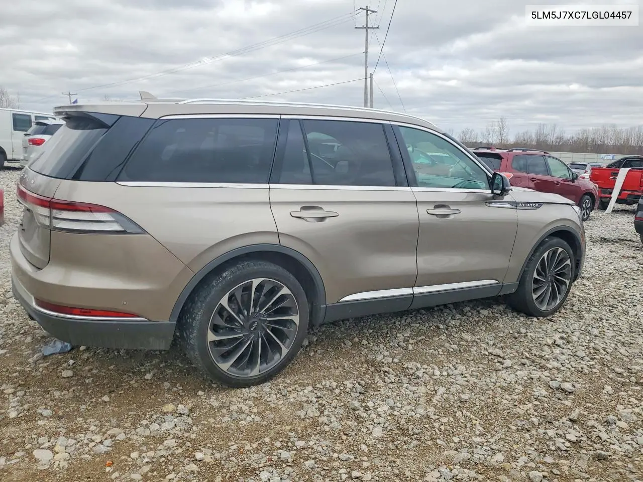2020 Lincoln Aviator Reserve VIN: 5LM5J7XC7LGL04457 Lot: 47791536