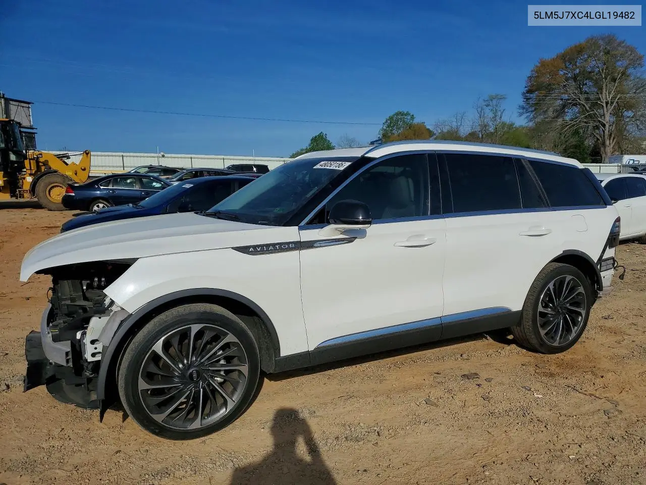 2020 Lincoln Aviator Reserve VIN: 5LM5J7XC4LGL19482 Lot: 48050186
