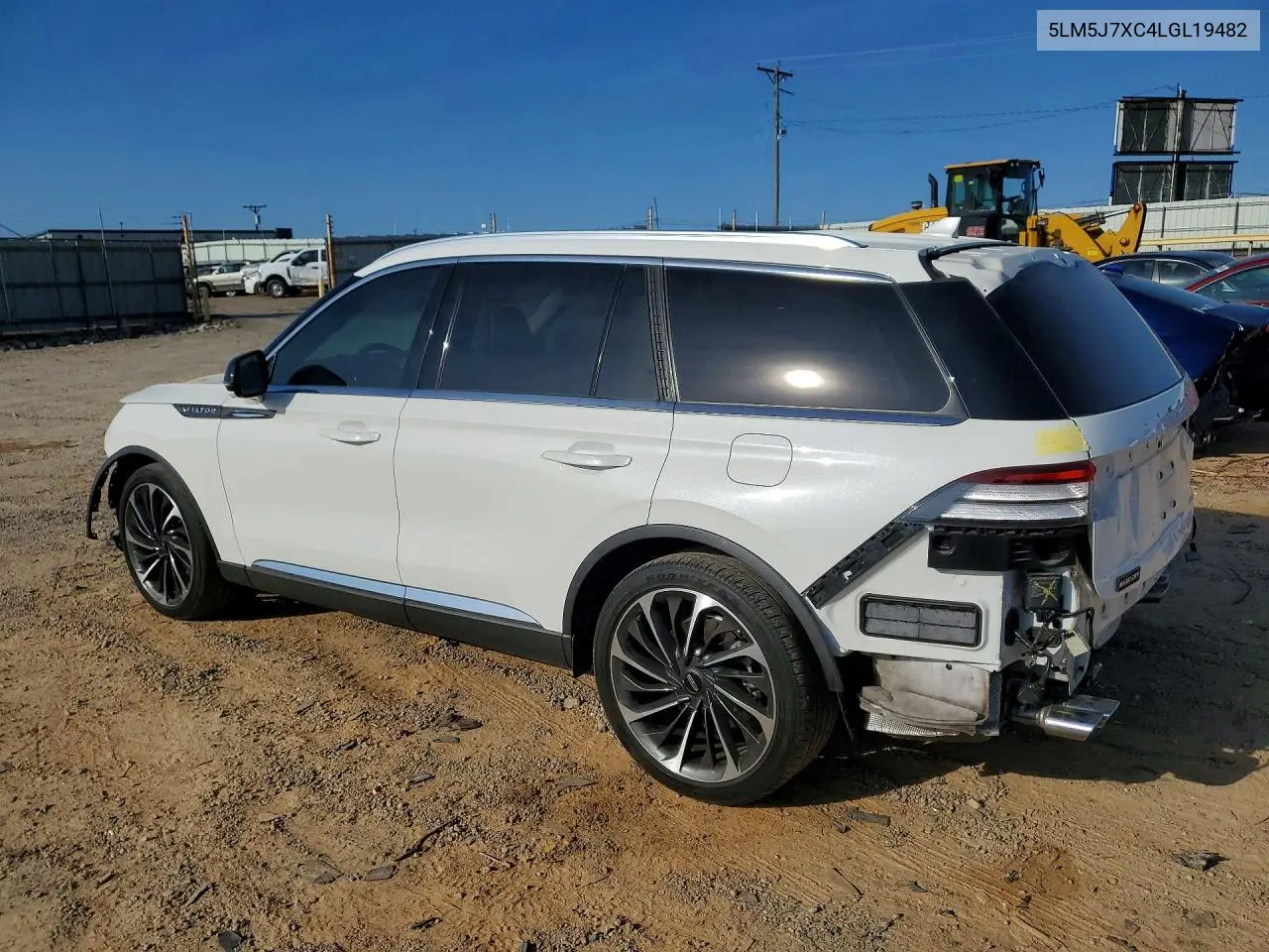 2020 Lincoln Aviator Reserve VIN: 5LM5J7XC4LGL19482 Lot: 48050186