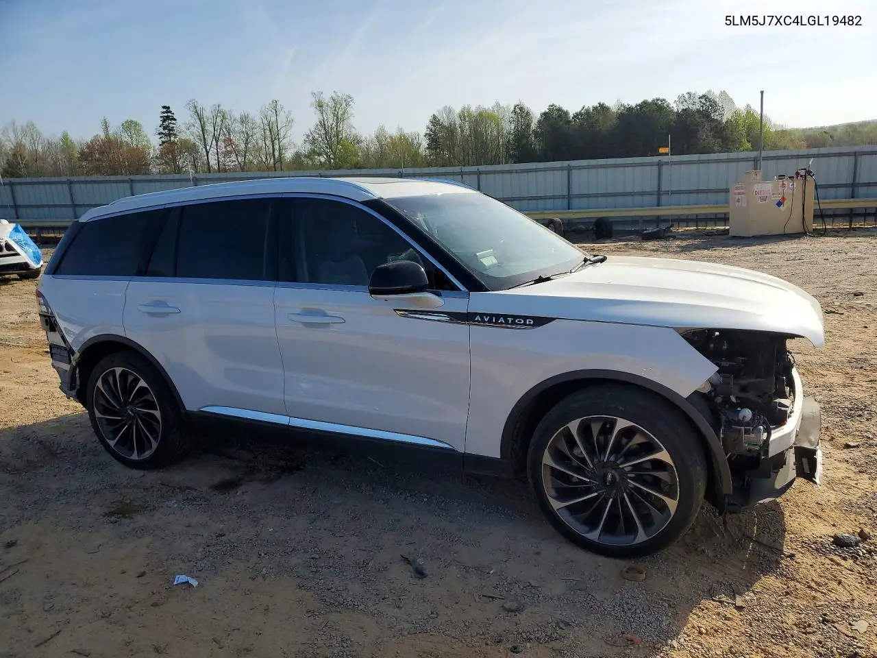 2020 Lincoln Aviator Reserve VIN: 5LM5J7XC4LGL19482 Lot: 48050186