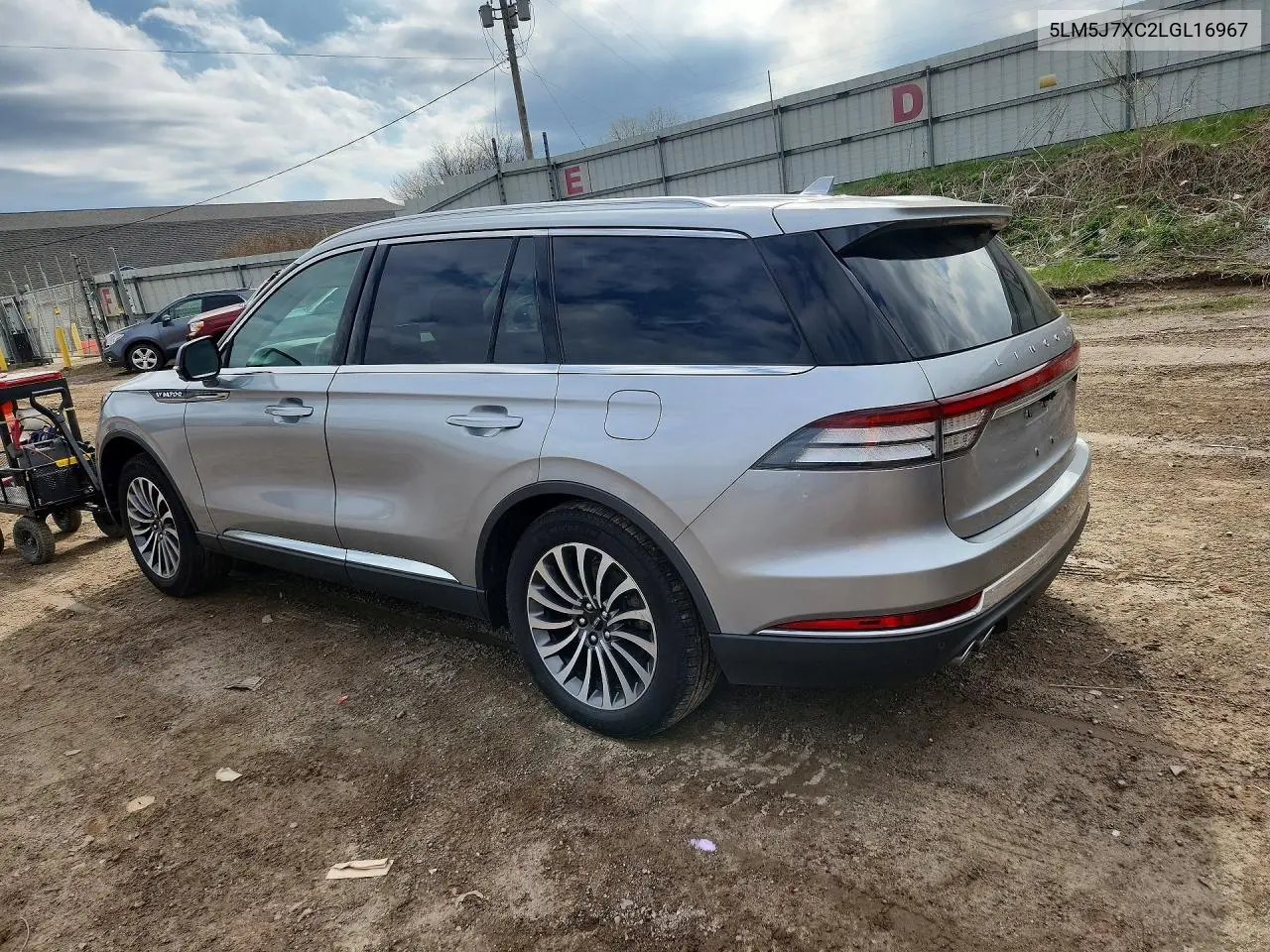 2020 Lincoln Aviator Reserve VIN: 5LM5J7XC2LGL16967 Lot: 49614546