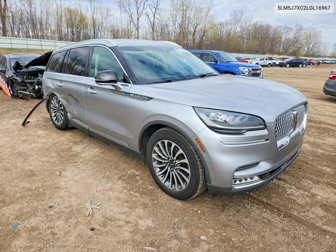 2020 Lincoln Aviator Reserve VIN: 5LM5J7XC2LGL16967 Lot: 49614546