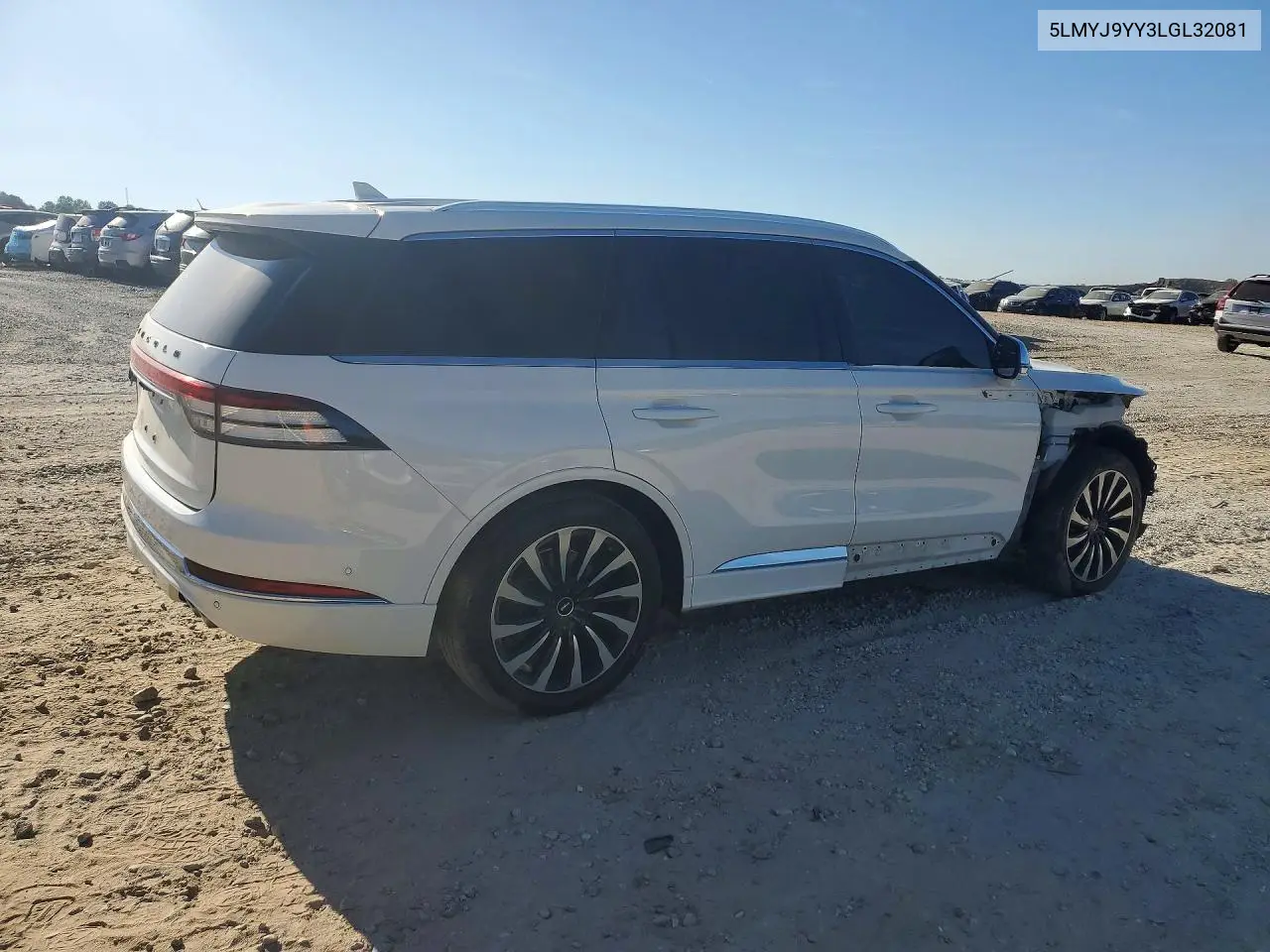 2020 Lincoln Aviator Black Label Grand Touring VIN: 5LMYJ9YY3LGL32081 Lot: 50324696