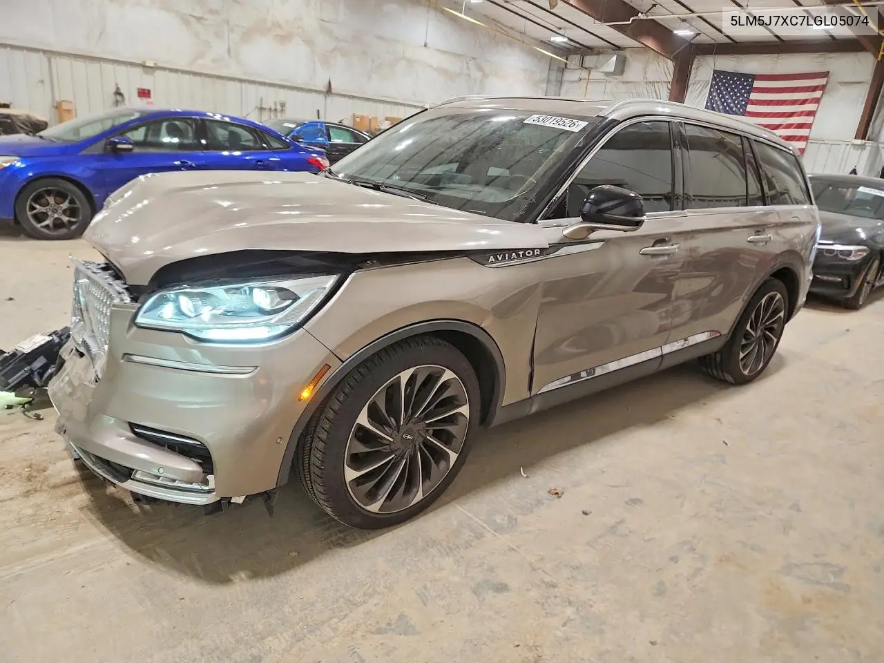 2020 Lincoln Aviator Reserve VIN: 5LM5J7XC7LGL05074 Lot: 53019526