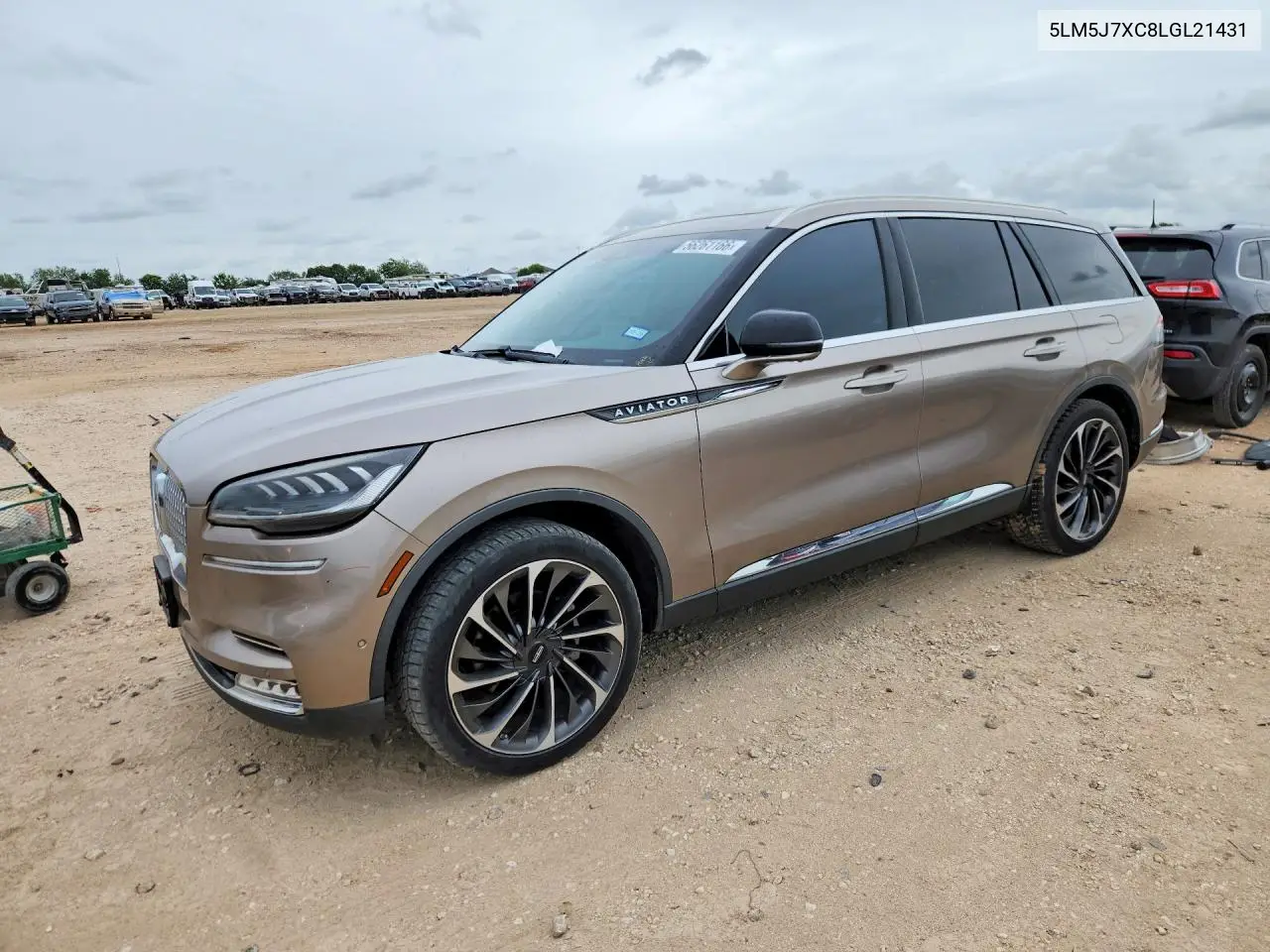 2020 Lincoln Aviator Reserve VIN: 5LM5J7XC8LGL21431 Lot: 56261166