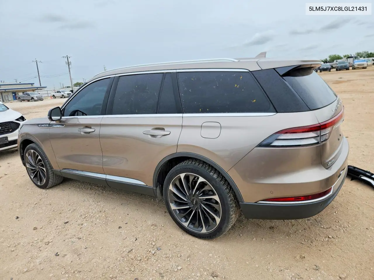 2020 Lincoln Aviator Reserve VIN: 5LM5J7XC8LGL21431 Lot: 56261166