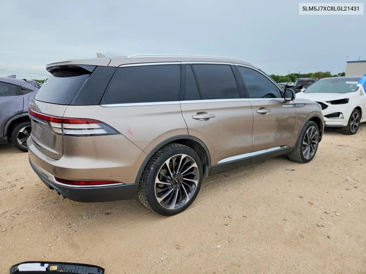 2020 Lincoln Aviator Reserve VIN: 5LM5J7XC8LGL21431 Lot: 56261166