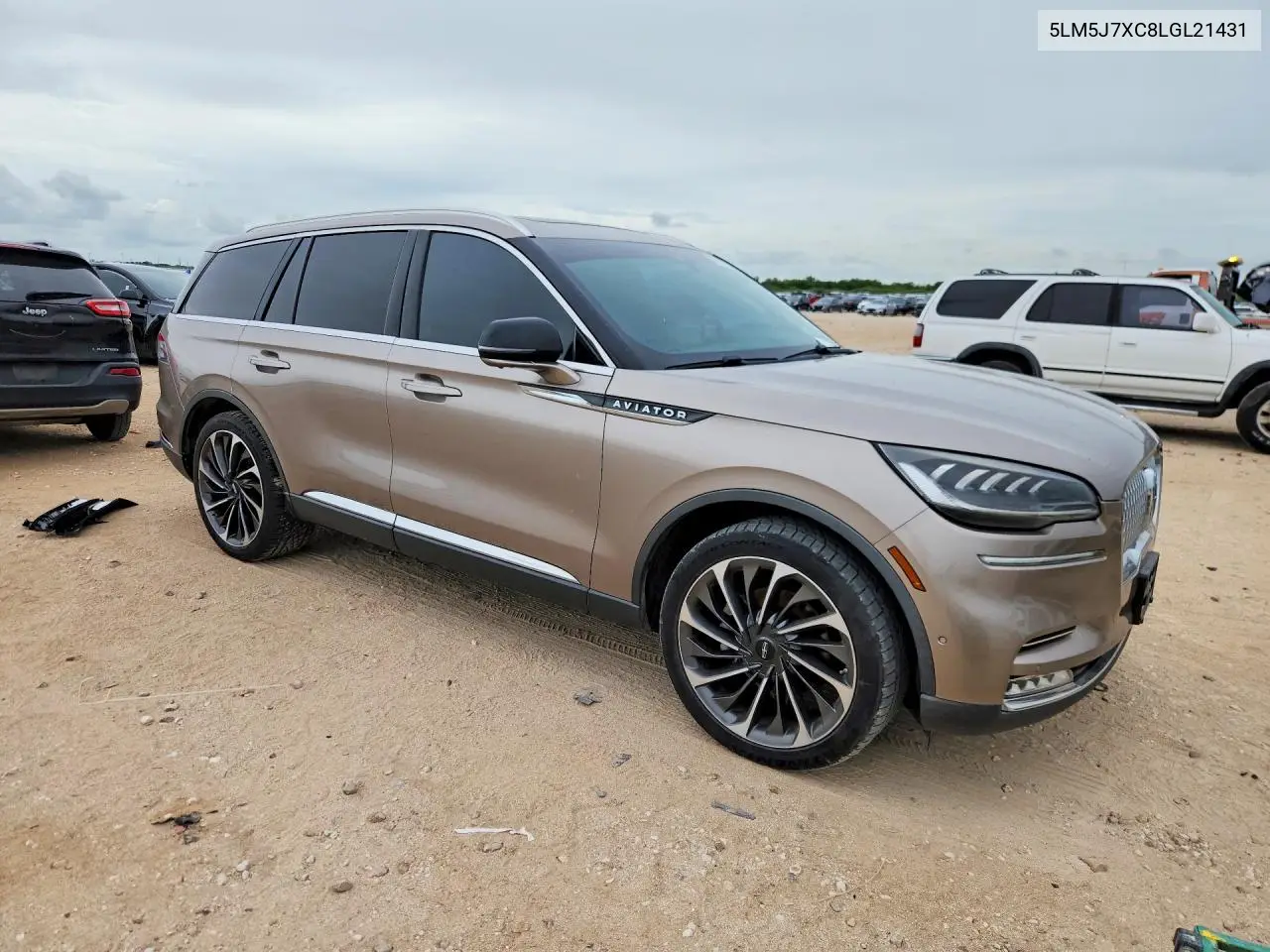 2020 Lincoln Aviator Reserve VIN: 5LM5J7XC8LGL21431 Lot: 56261166
