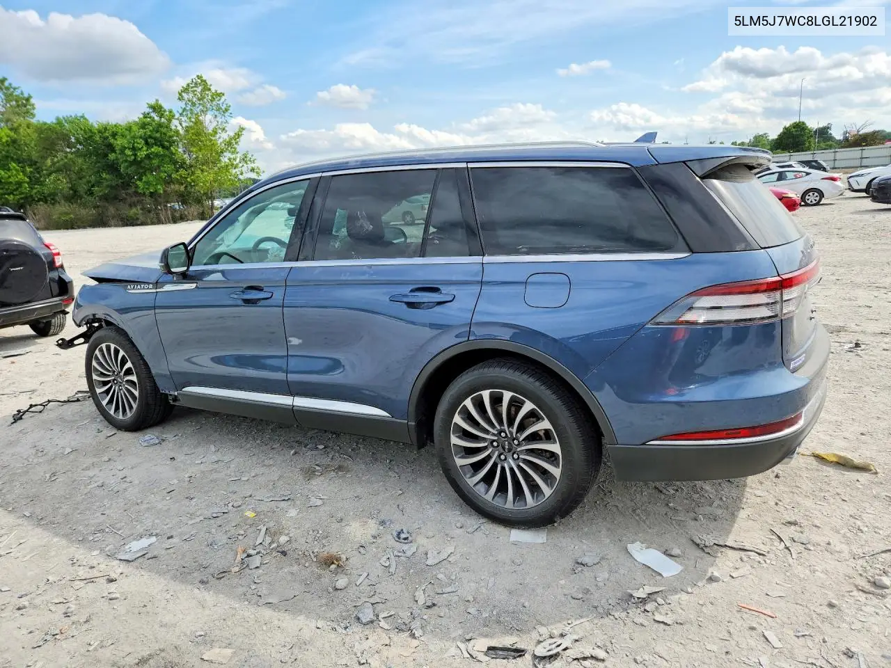 2020 Lincoln Aviator Reserve VIN: 5LM5J7WC8LGL21902 Lot: 56307066