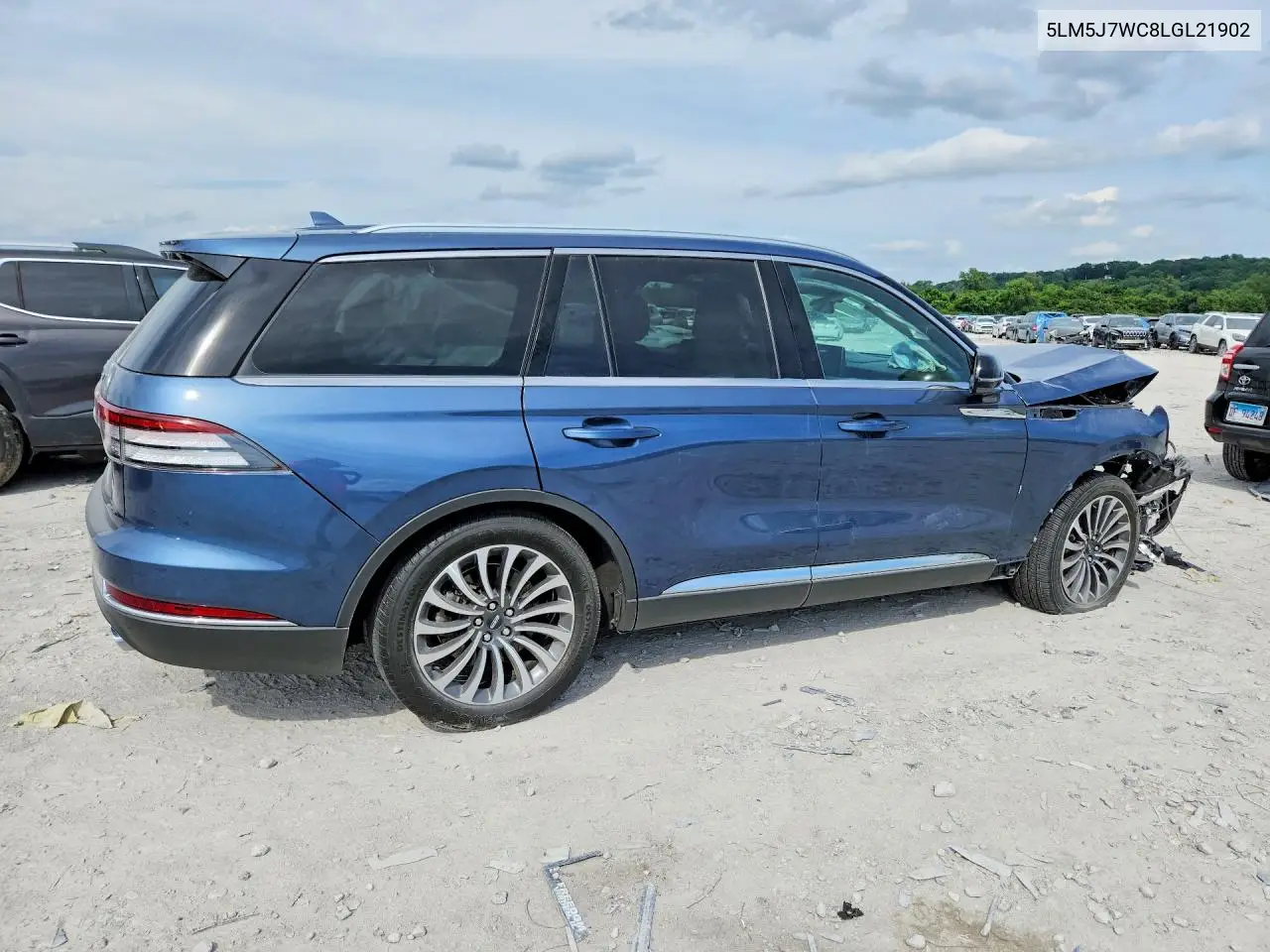 2020 Lincoln Aviator Reserve VIN: 5LM5J7WC8LGL21902 Lot: 56307066