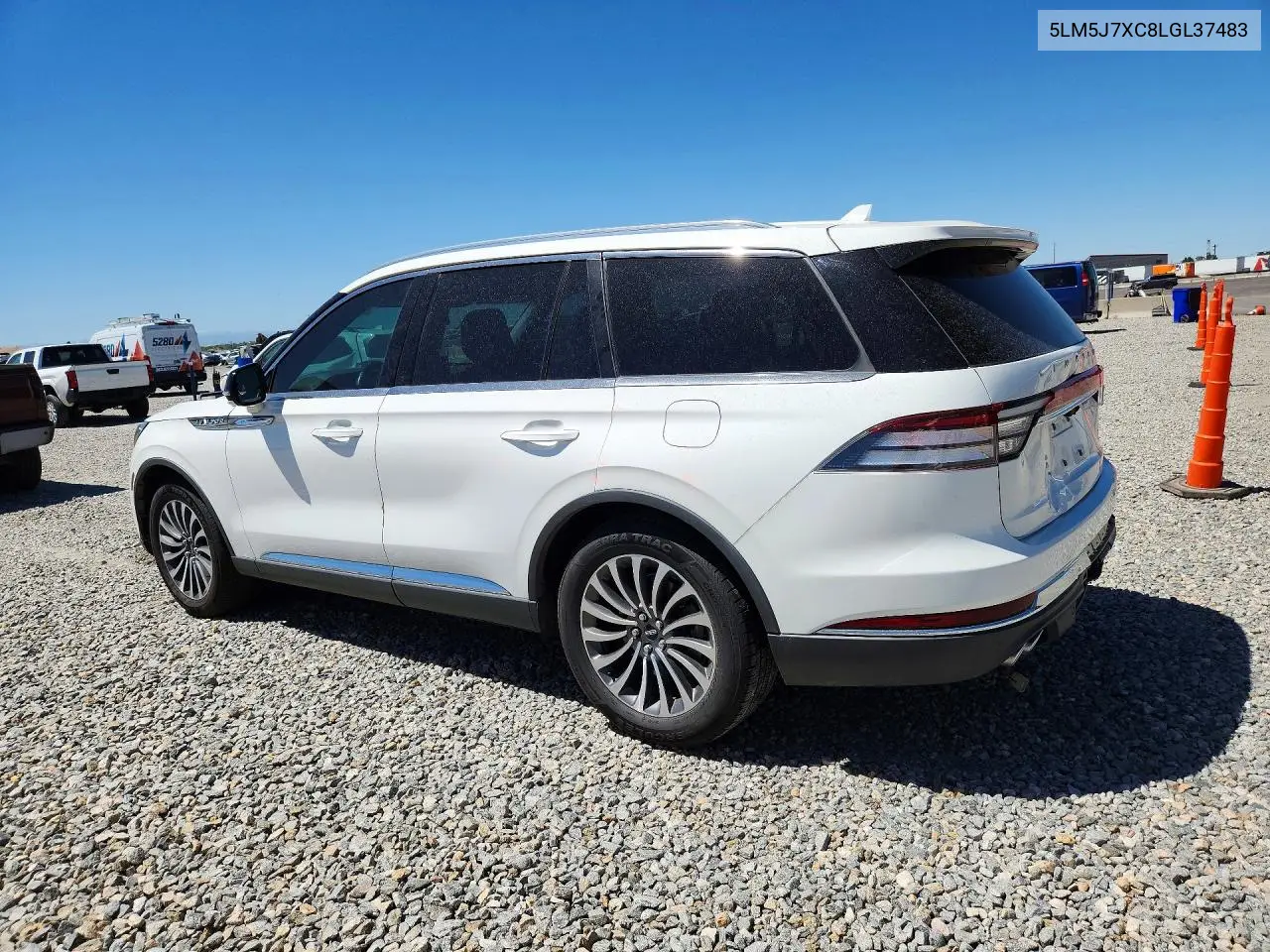 2020 Lincoln Aviator Reserve VIN: 5LM5J7XC8LGL37483 Lot: 57257426