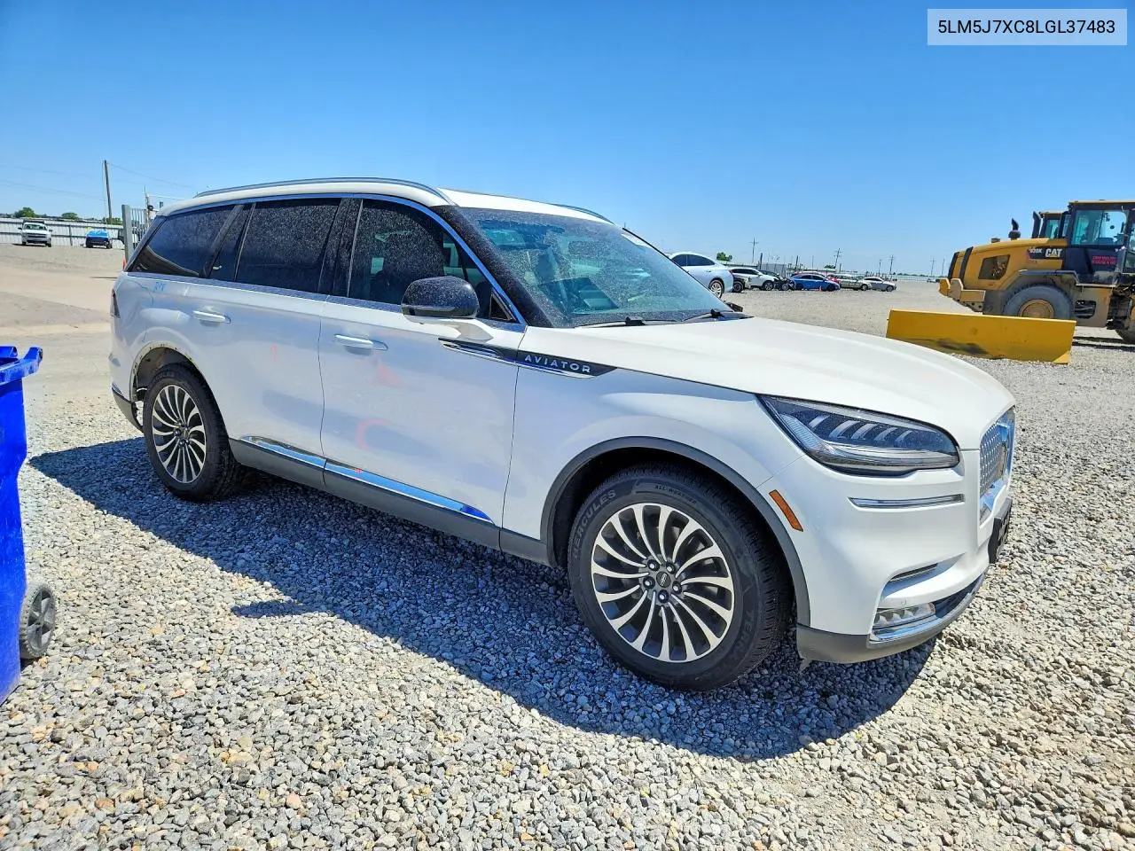 2020 Lincoln Aviator Reserve VIN: 5LM5J7XC8LGL37483 Lot: 57257426
