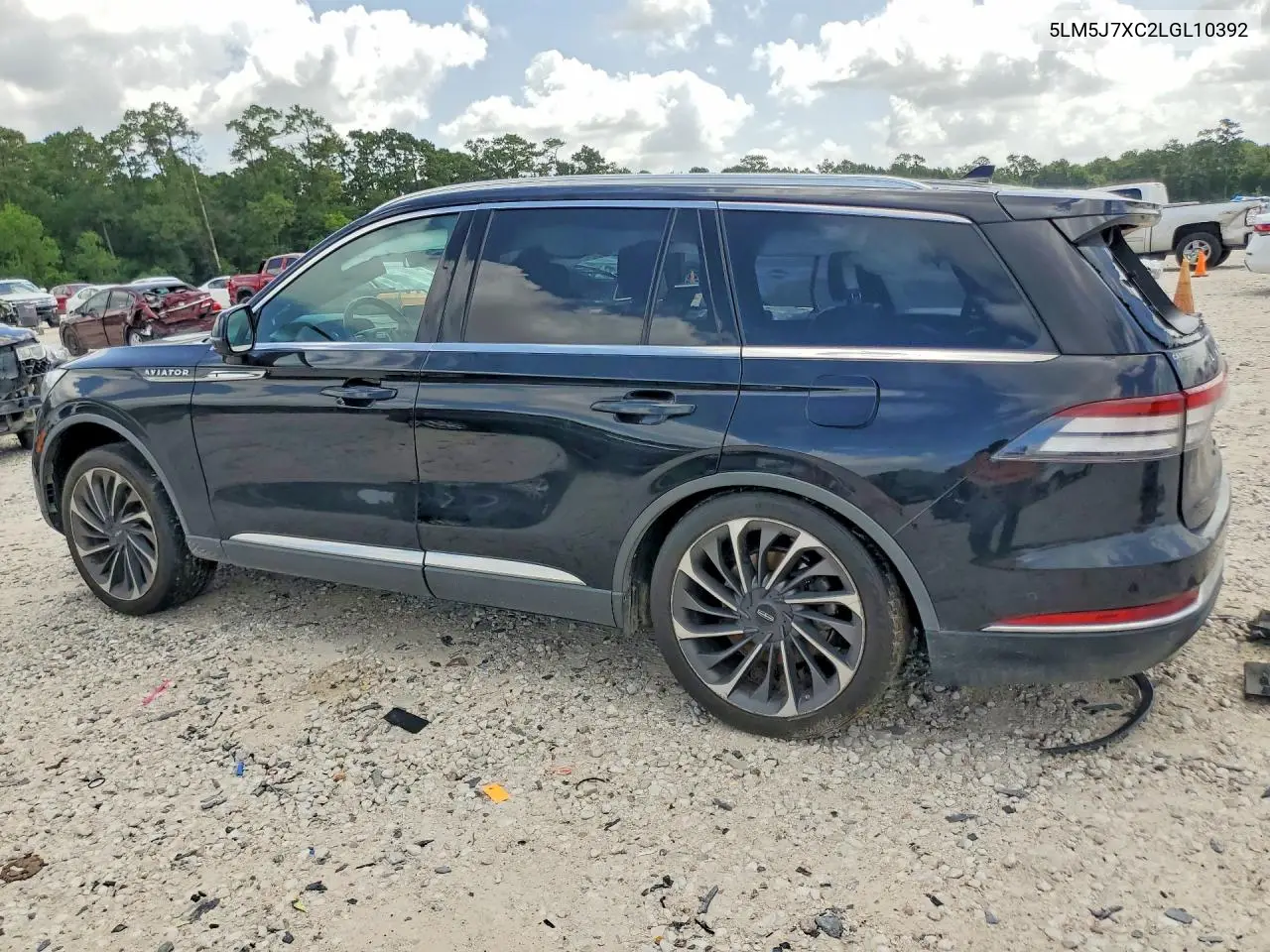2020 Lincoln Aviator Reserve VIN: 5LM5J7XC2LGL10392 Lot: 58464456