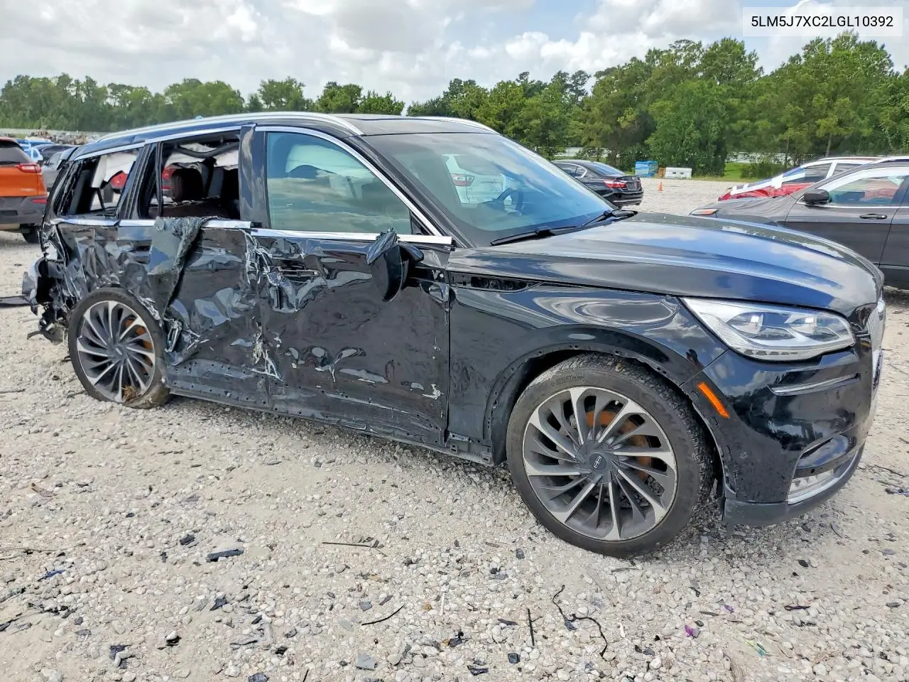 2020 Lincoln Aviator Reserve VIN: 5LM5J7XC2LGL10392 Lot: 58464456