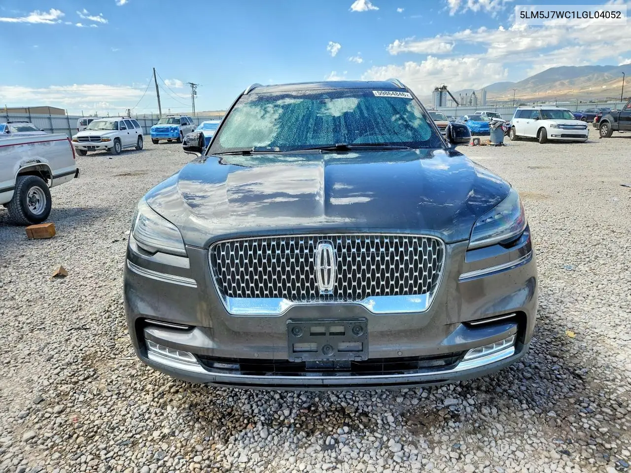 2020 Lincoln Aviator Reserve VIN: 5LM5J7WC1LGL04052 Lot: 59864846