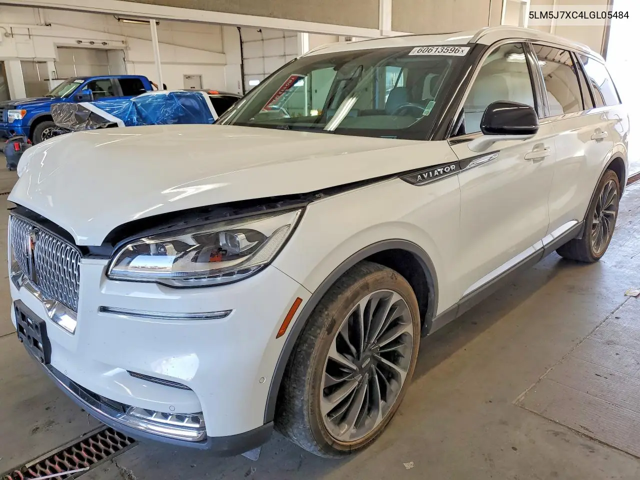2020 Lincoln Aviator Reserve VIN: 5LM5J7XC4LGL05484 Lot: 60613596