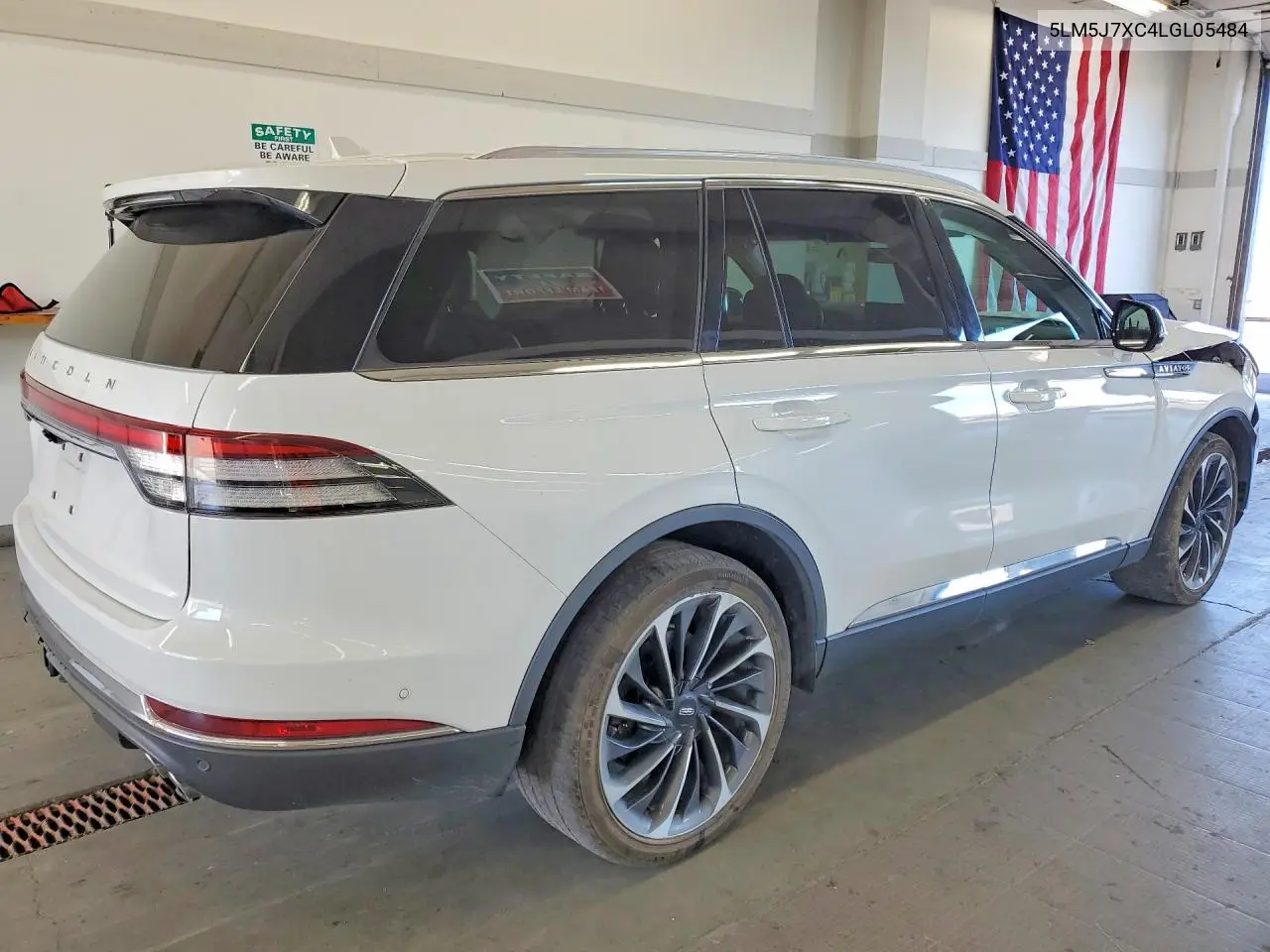 2020 Lincoln Aviator Reserve VIN: 5LM5J7XC4LGL05484 Lot: 60613596