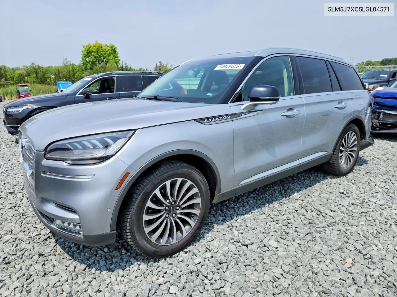 2020 Lincoln Aviator Reserve VIN: 5LM5J7XC5LGL04571 Lot: 60926656