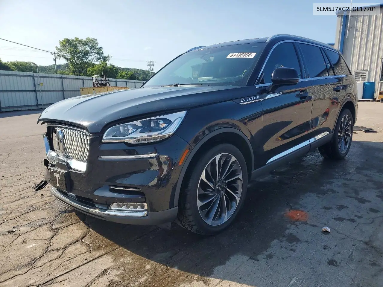 2020 Lincoln Aviator Reserve VIN: 5LM5J7XC2LGL17701 Lot: 61430306