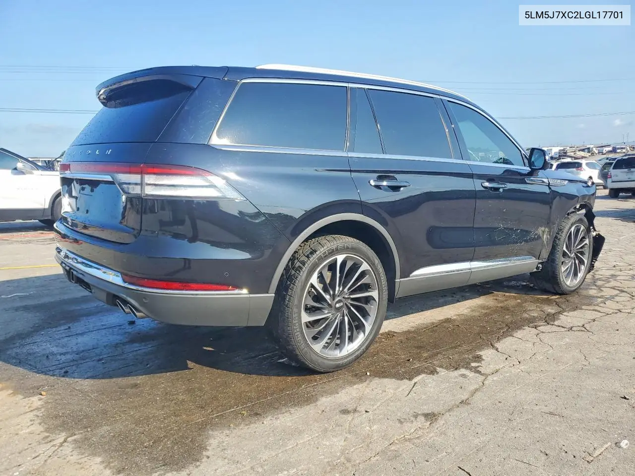 2020 Lincoln Aviator Reserve VIN: 5LM5J7XC2LGL17701 Lot: 61430306