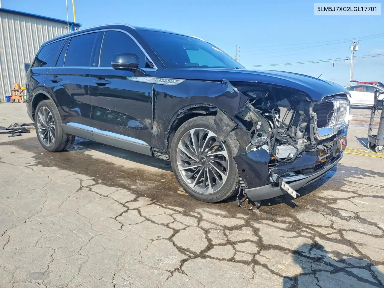 2020 Lincoln Aviator Reserve VIN: 5LM5J7XC2LGL17701 Lot: 61430306