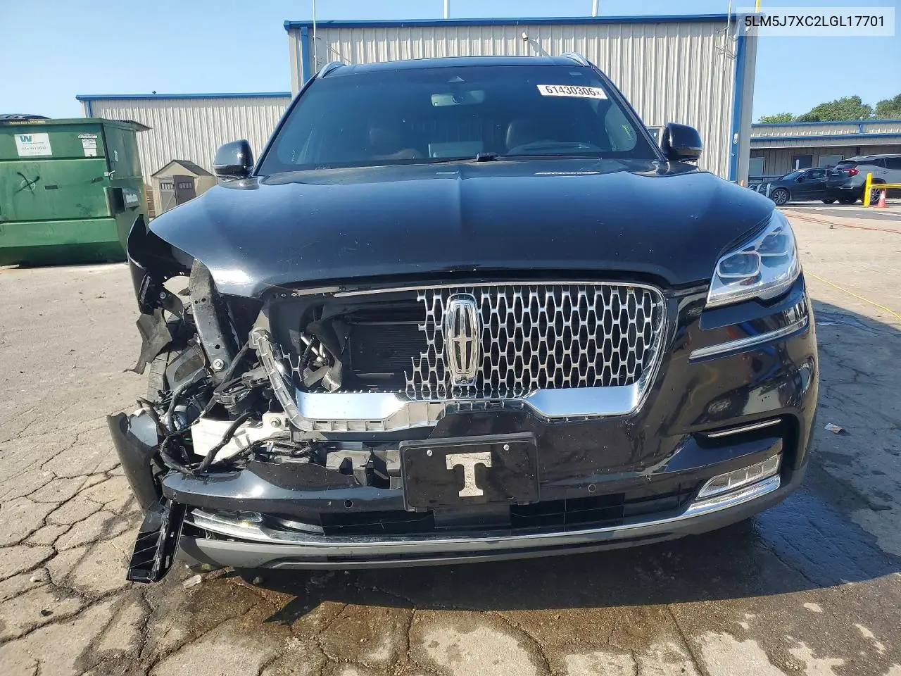 2020 Lincoln Aviator Reserve VIN: 5LM5J7XC2LGL17701 Lot: 61430306